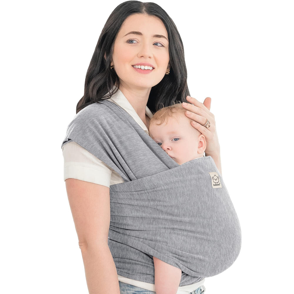 KeaBabies Baby Wrap Carrier basic wearing positions for secure front and hip carries
