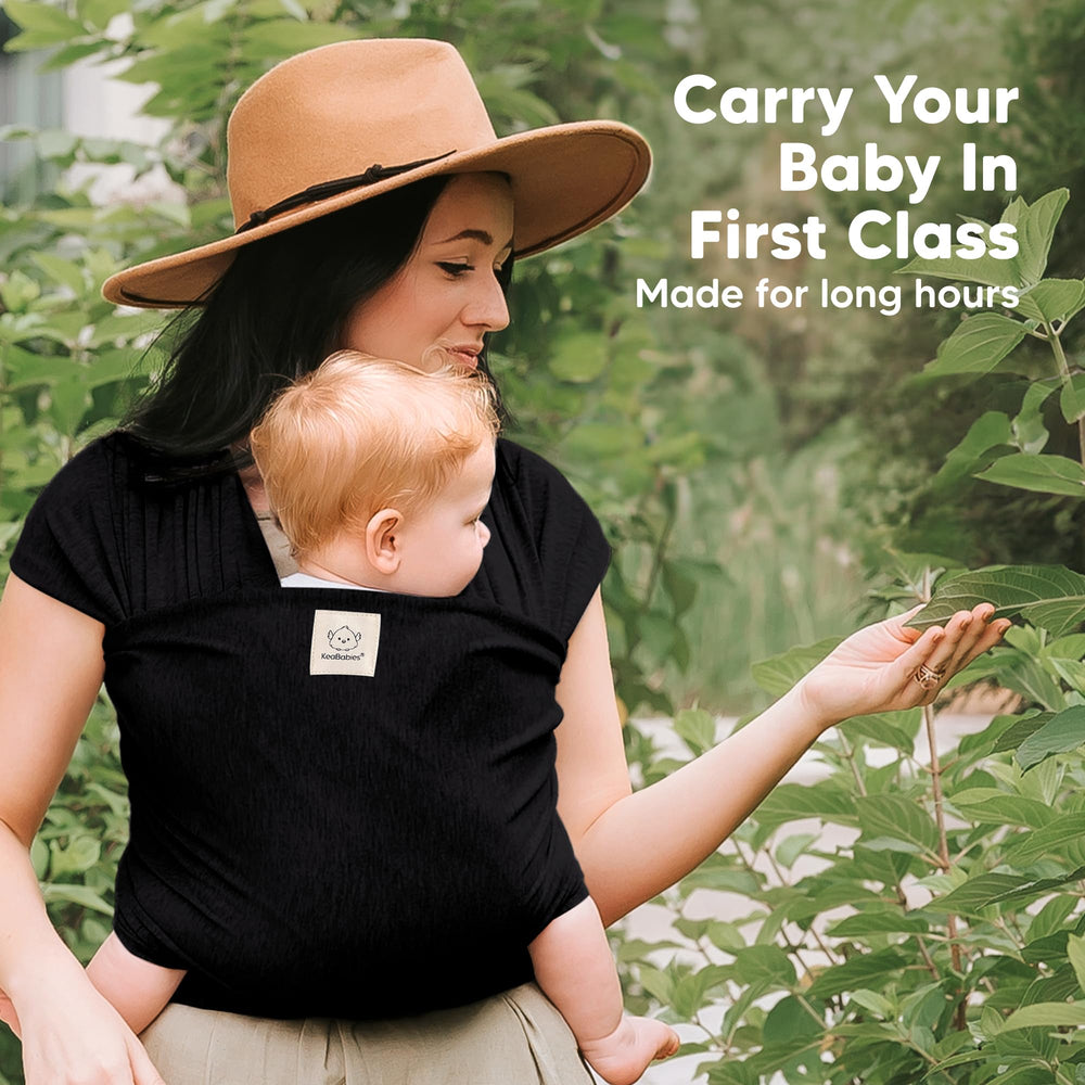 KeaBabies wrap hands-free-bonding captures effortless closeness during daily routines.