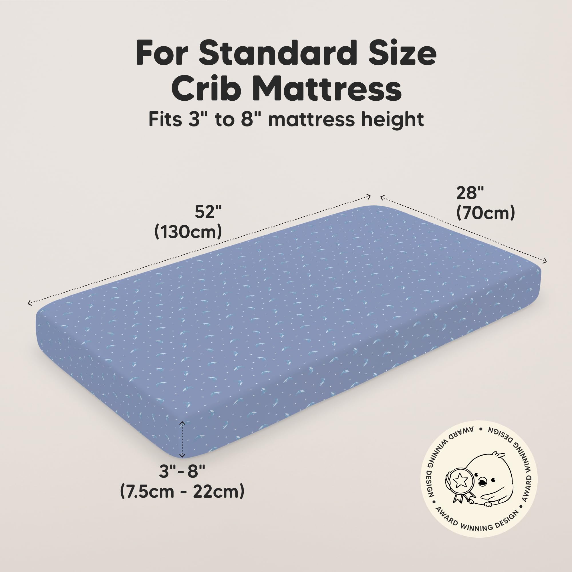 KeaBabies bamboo fabric closeup highlighting breathable, skin-friendly comfort