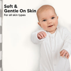 KeaBabies bamboo sheet shows soft breathing fabric against baby skin