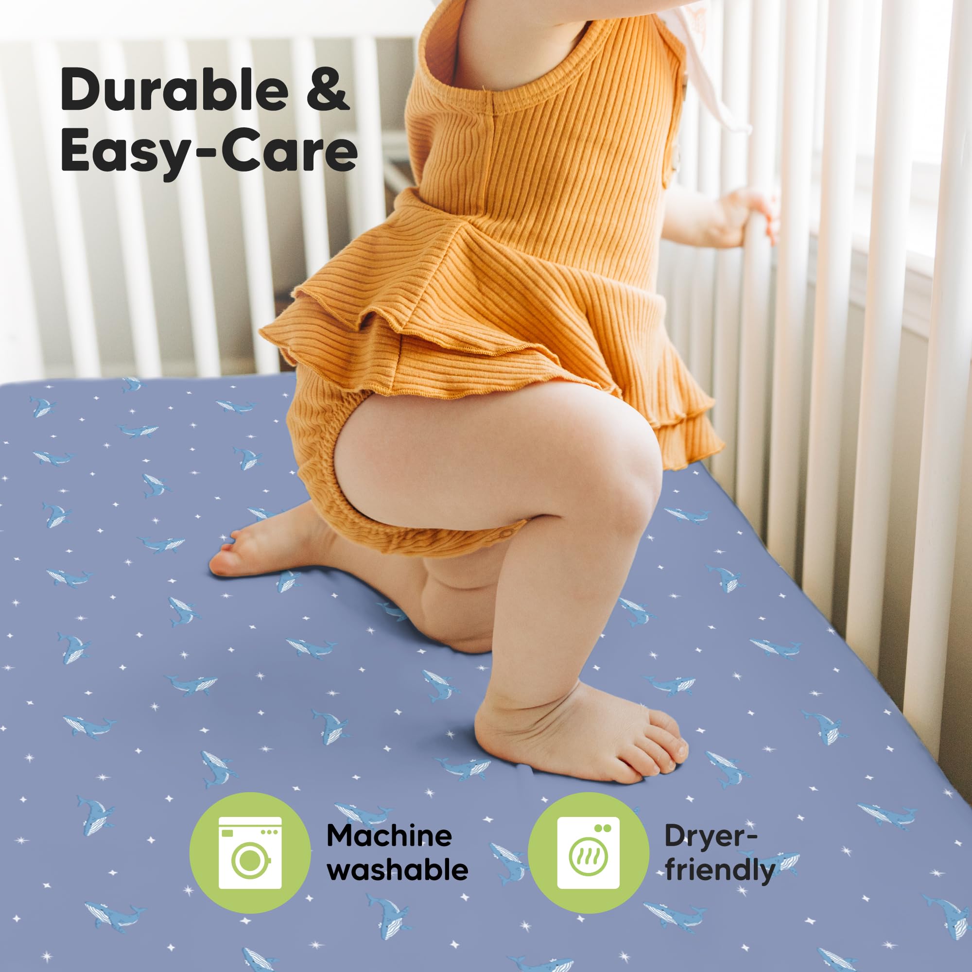 KeaBabies bamboo fabric closeup emphasizes softness and comfort