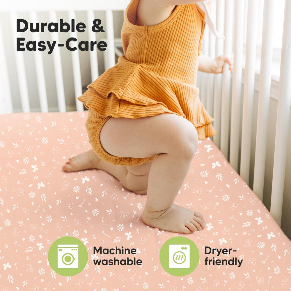 KeaBabies bamboo fabric texture detail highlighting gentle touch.