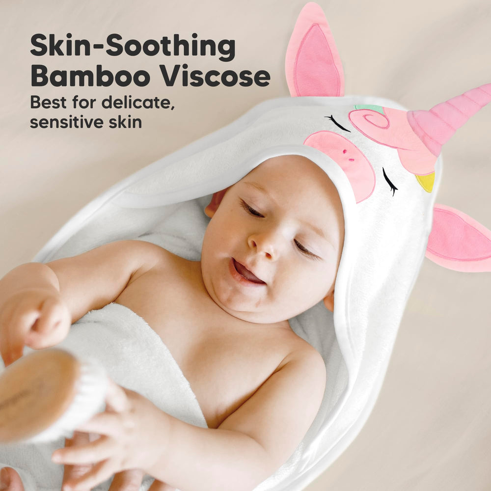 KeaBabies bamboo viscose absorbency image highlights three-times faster drying.