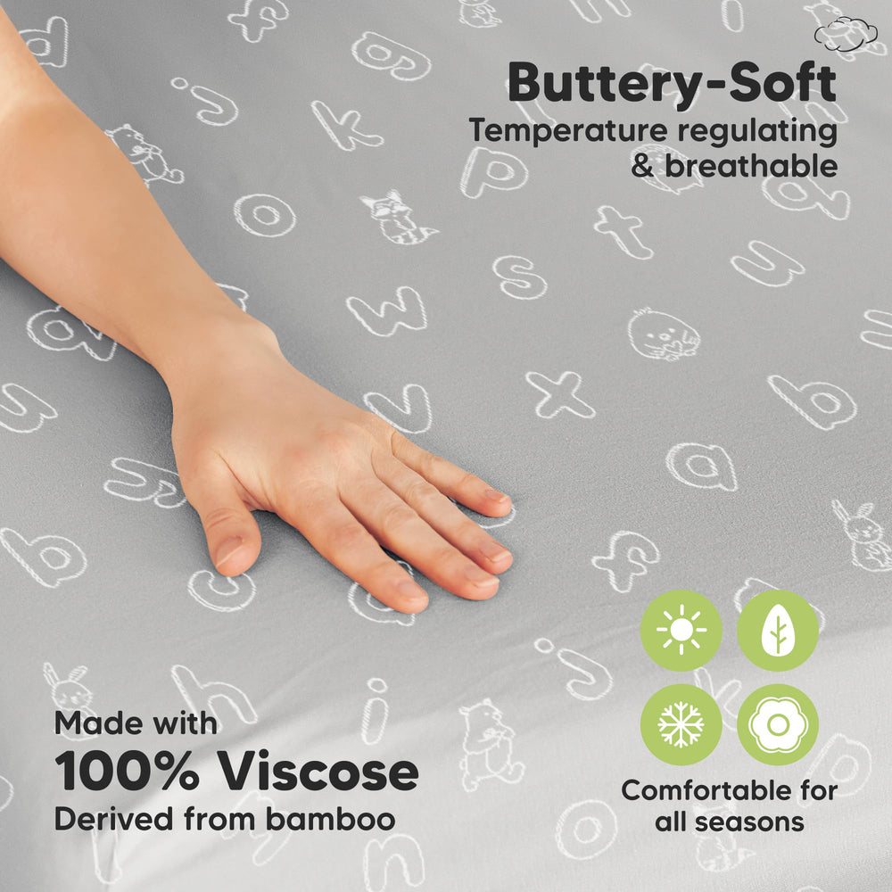 KeaBabies bamboo viscose breathable sheet promoting all-season comfort