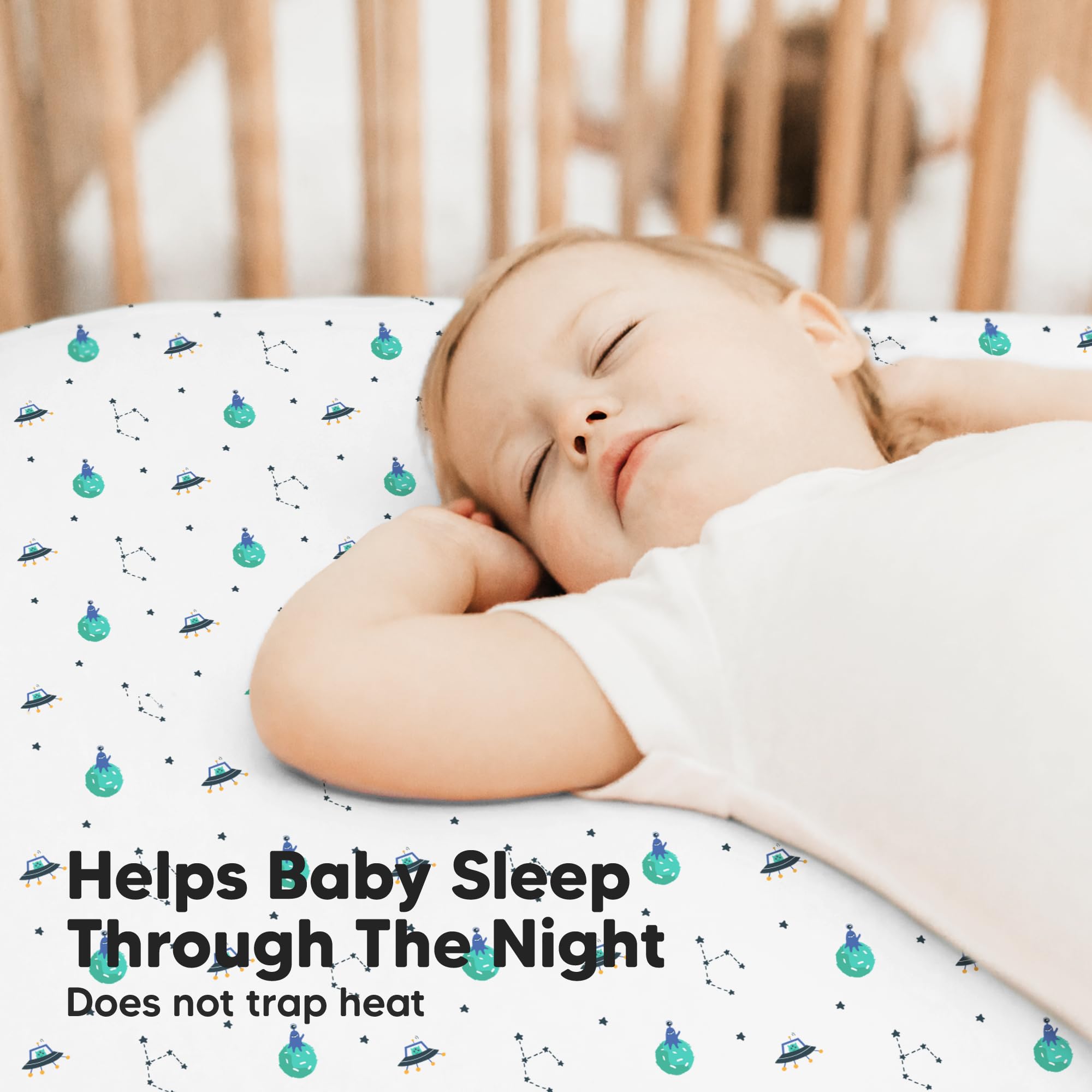 KeaBabies bamboo viscose crib sheets soft and breathable.