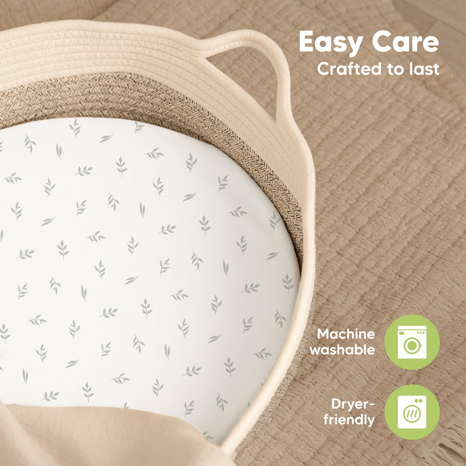 KeaBabies bamboo viscose sheet keeps baby cool