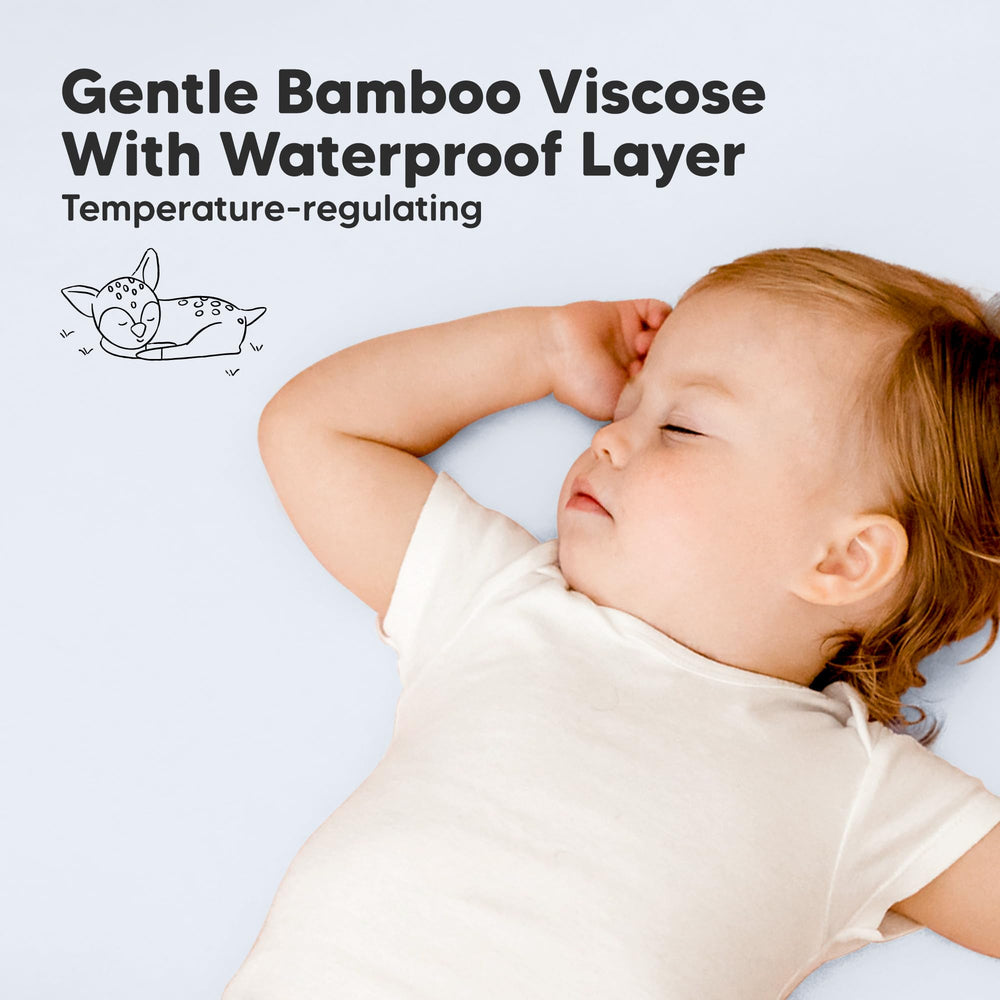 KeaBabies bamboo viscose texture for ultra-soft nap-time comfort