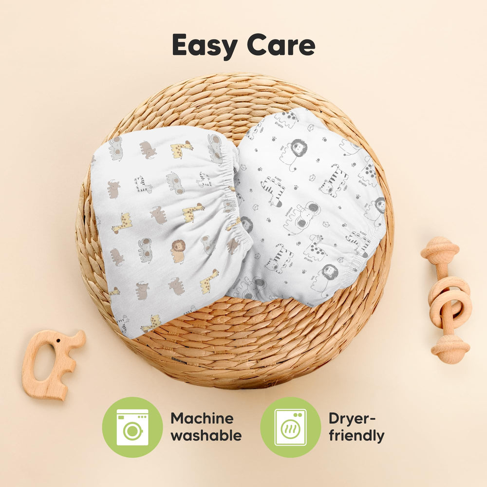 KeaBabies Bamboo-viscose thermoregulating sheets for year-round comfort