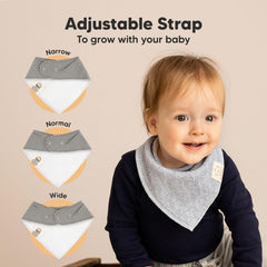 KeaBabies absorption closeup demonstrates dual-layer cotton and fleece backing for spill handling