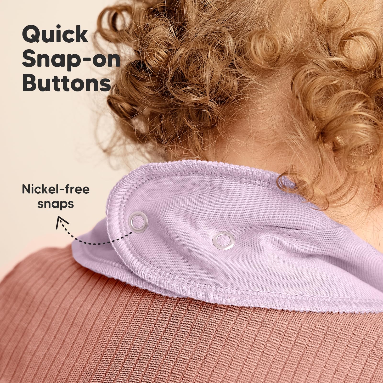 KeaBabies bandana bibs showing absorbent dual-layer cotton construction.