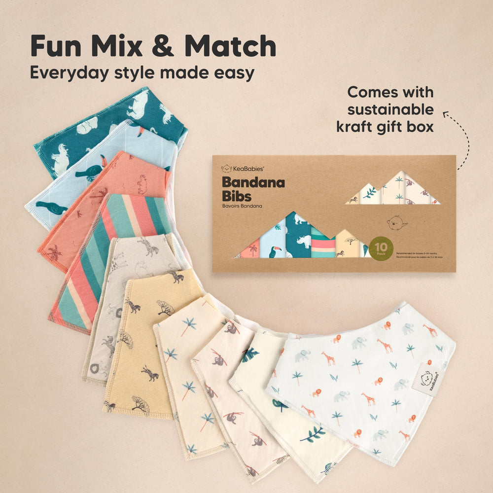 KeaBabies Cosmo care shot highlights machine washable and dryer-friendly care