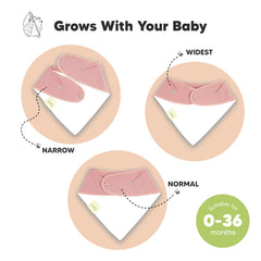 KeaBabies nickel-free snaps closeup highlight adjustable fit for growing babies