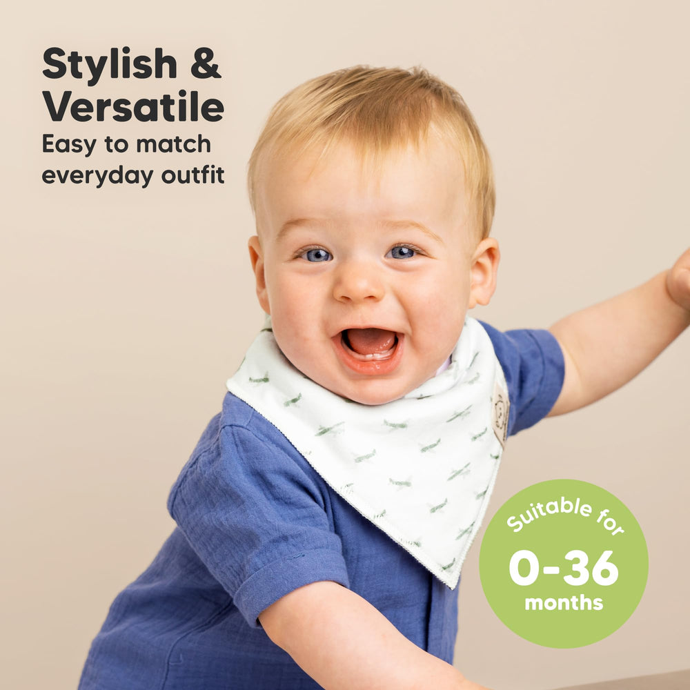 KeaBabies bandana bibs teething comfort while keeping drool away from clothes