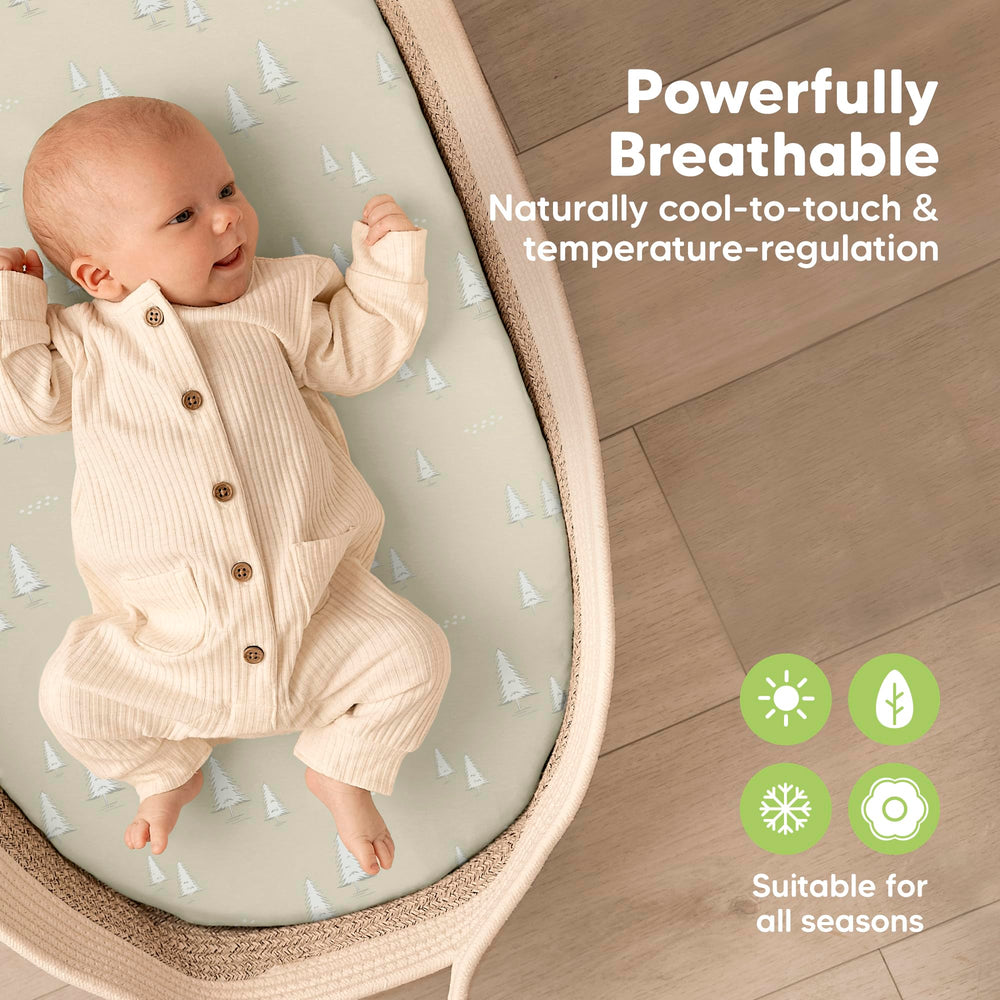 KeaBabies bamboo-viscose material is machine washable and durable.
