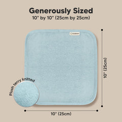 KeaBabies bath-time cloth — plush absorbency during baby baths.