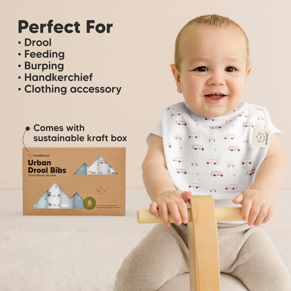 KeaBabies gift-ready box highlights thoughtful present for new moms and dads.
