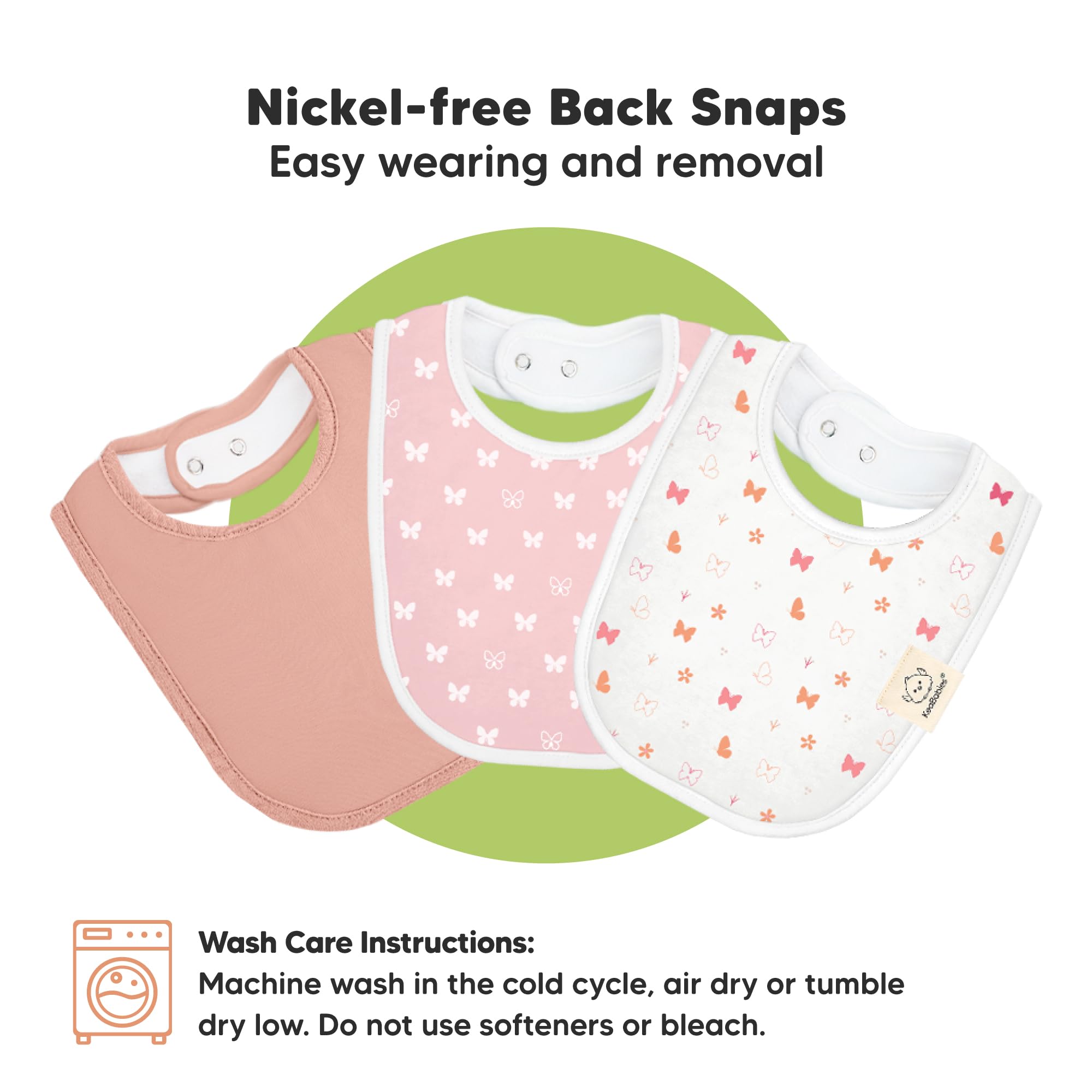 KeaBabies bibs handle spills and mess with ease.