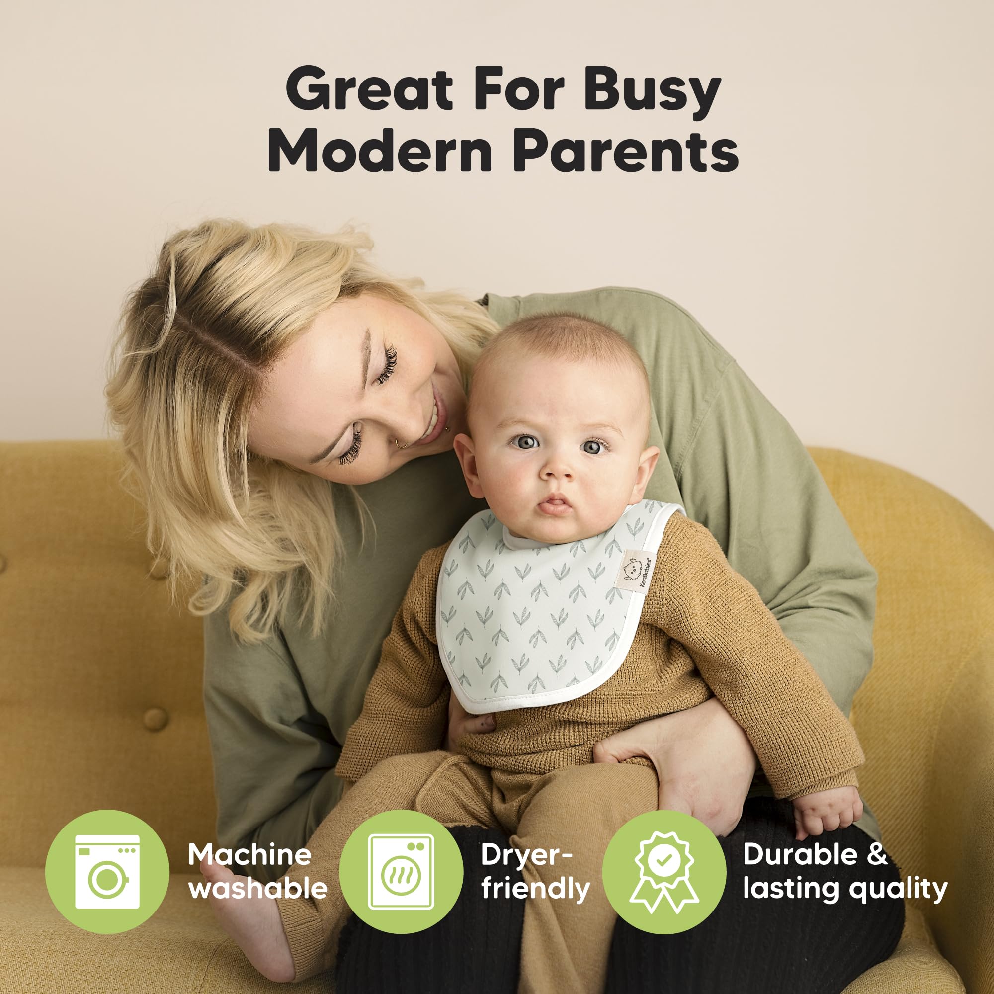 KeaBabies 0-24 months coverage fits newborns to toddlers.