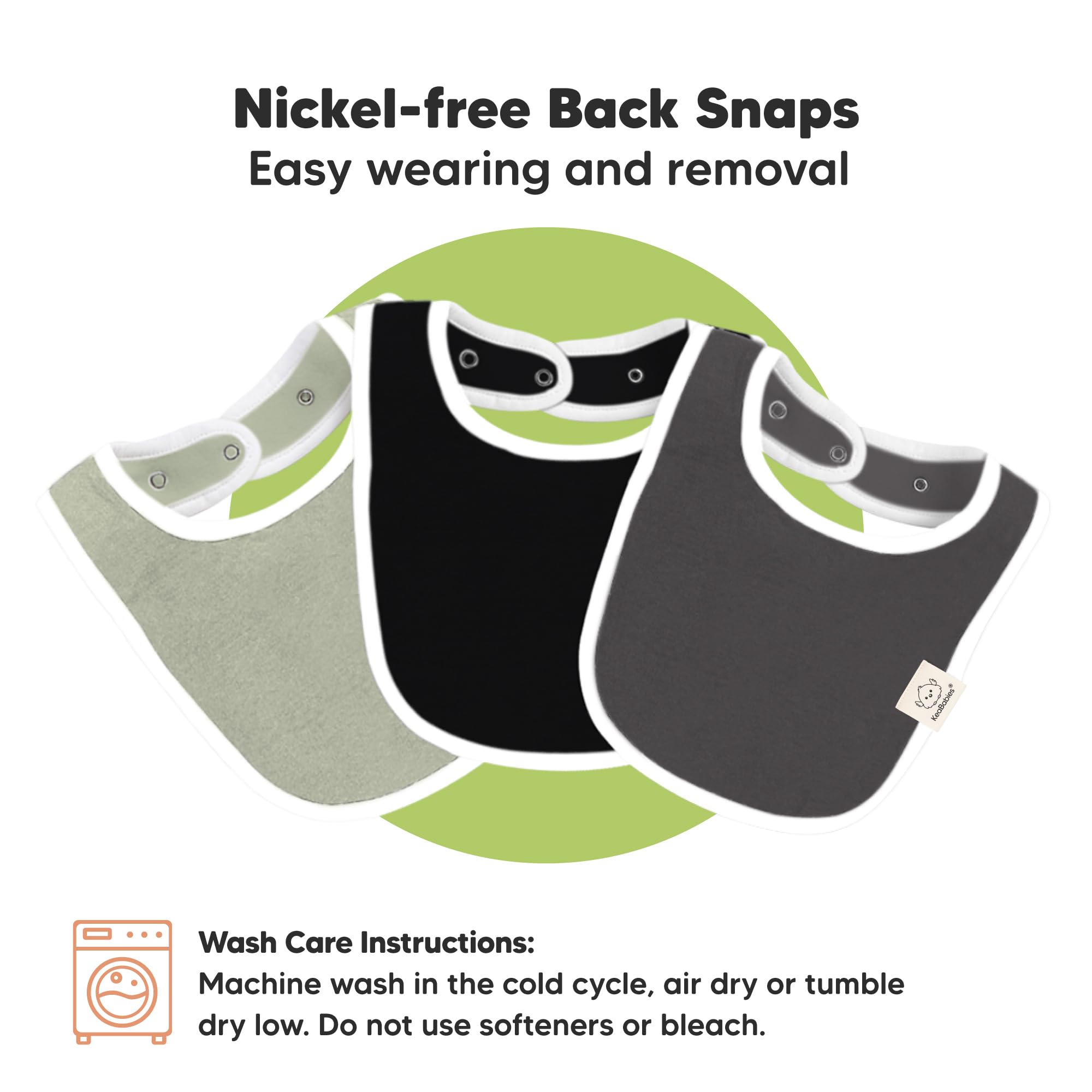 KeaBabies spill-mess versatility supports burping, feeding, and on-the-go use.