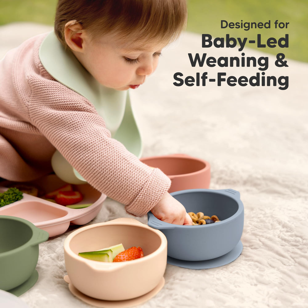 KeaBabies bowls-blw-feeding-support-friendly for baby-led weaning and shared meals.