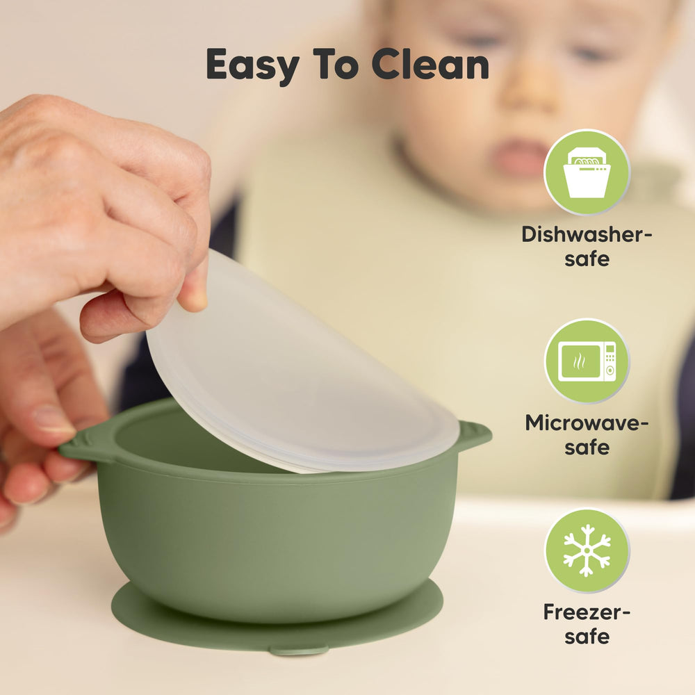 KeaBabies bowls-vibrant-colors appeal to toddlers and support on-the-go meals.