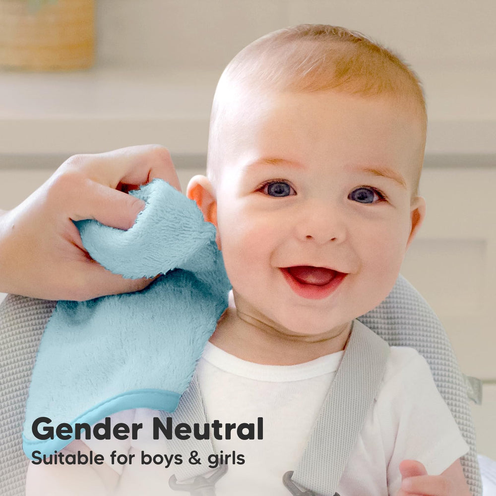KeaBabies bamboo blend feels soft against tender cheeks during baths.