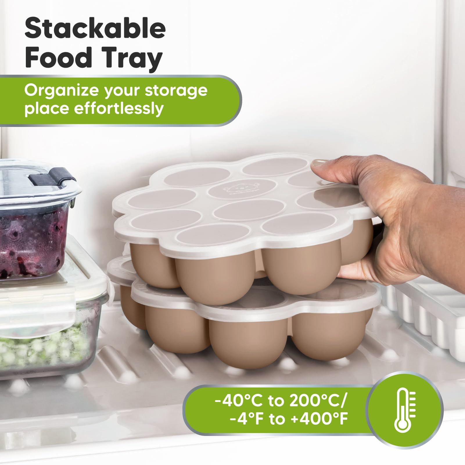 KeaBabies breast milk storage tray helps freeze small batches efficiently
