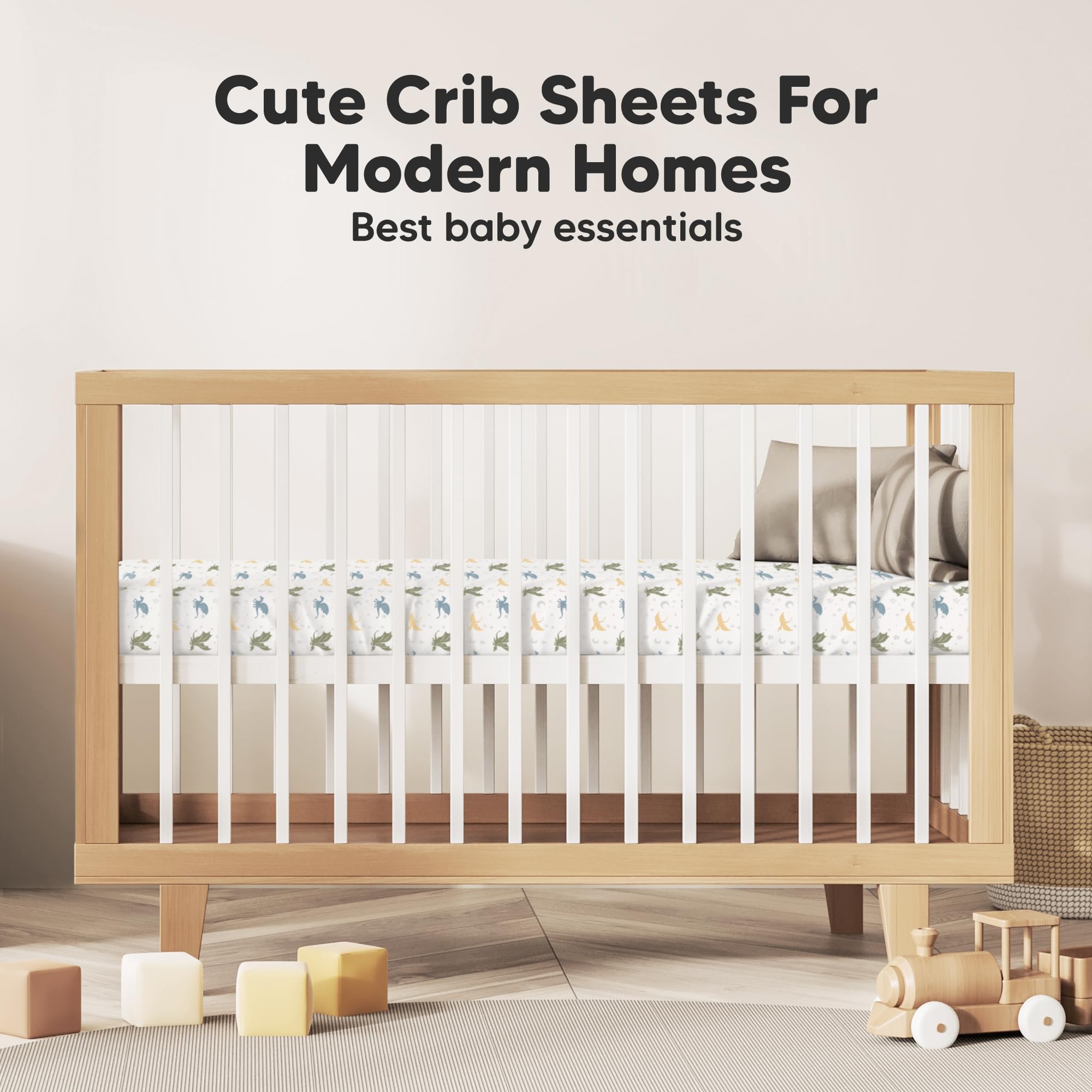 KeaBabies breathable jersey cotton sheet feels cool and gentle