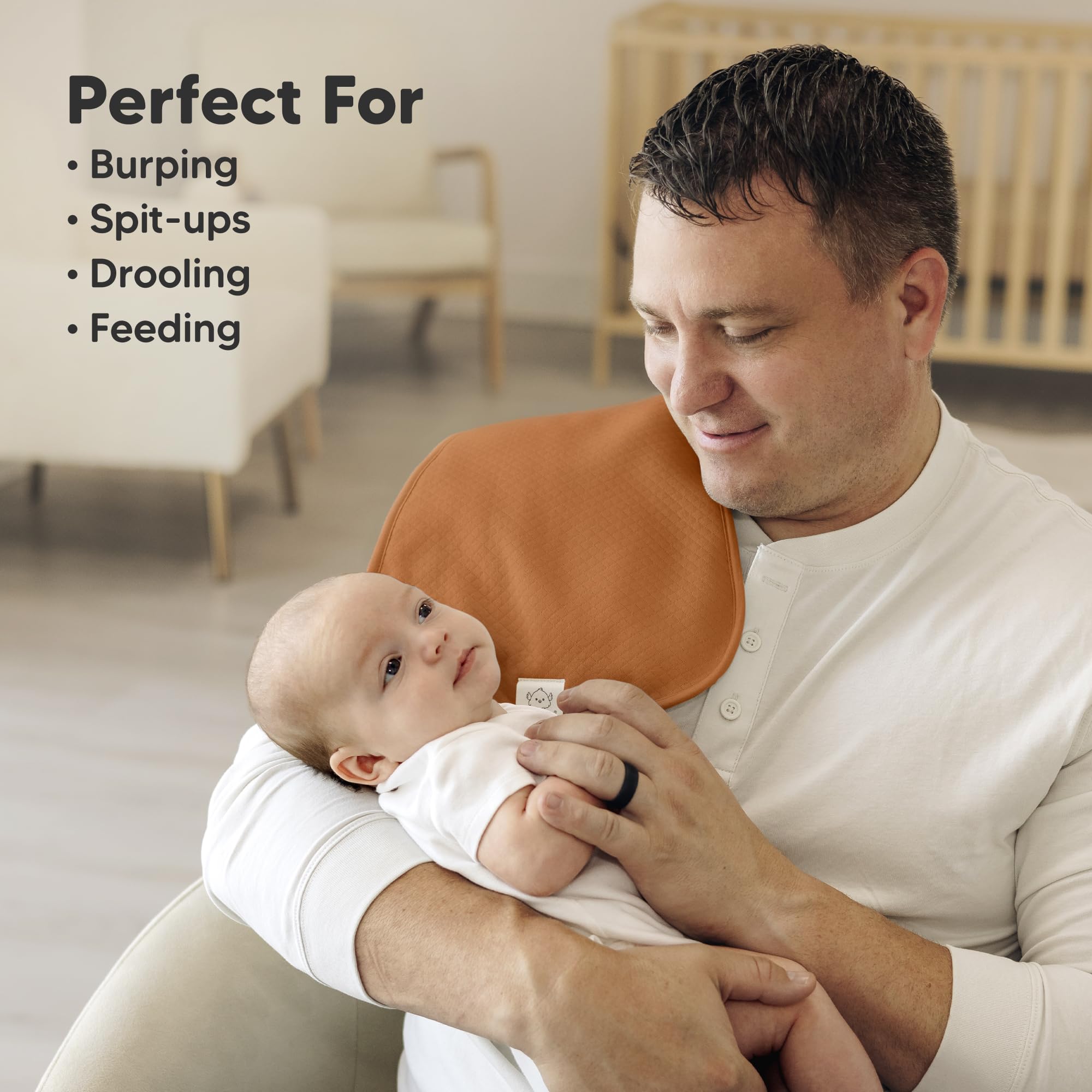 KeaBabies organic backing supports durability and gentle touch