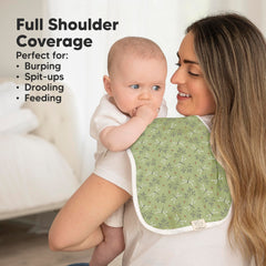 KeaBabies 8-layer bamboo-cotton fabric detail emphasizes absorbency
