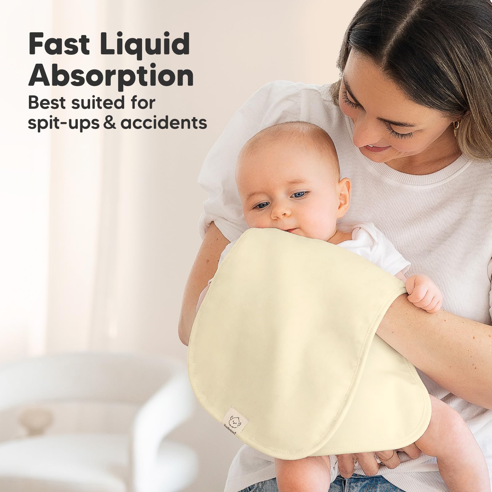 KeaBabies plush-texture closeup—luxuriously soft for sensitive skin.