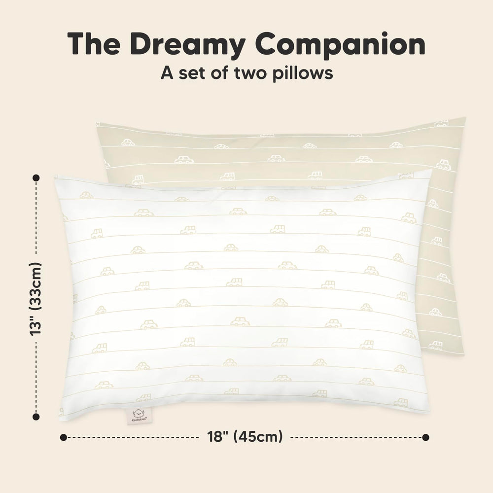 KeaBabies City Cars ergonomic design for healthy posture during bedtime and travel