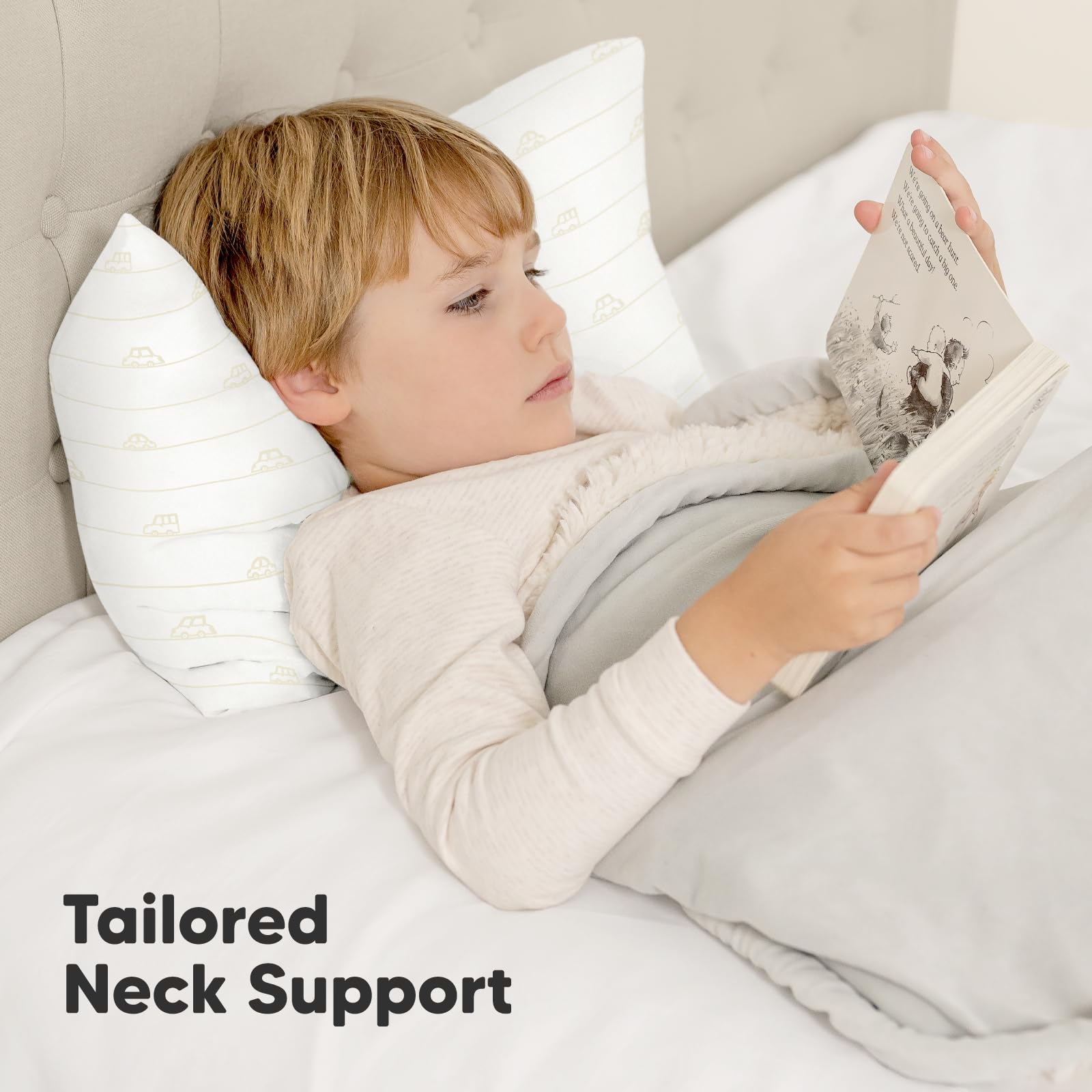 KeaBabies City Cars 13x18 pillow is travel-friendly for car trips and naps