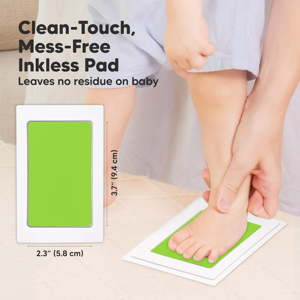 KeaBabies Clean Touch Inkpad ready for safe, splash-free baby imprinting.