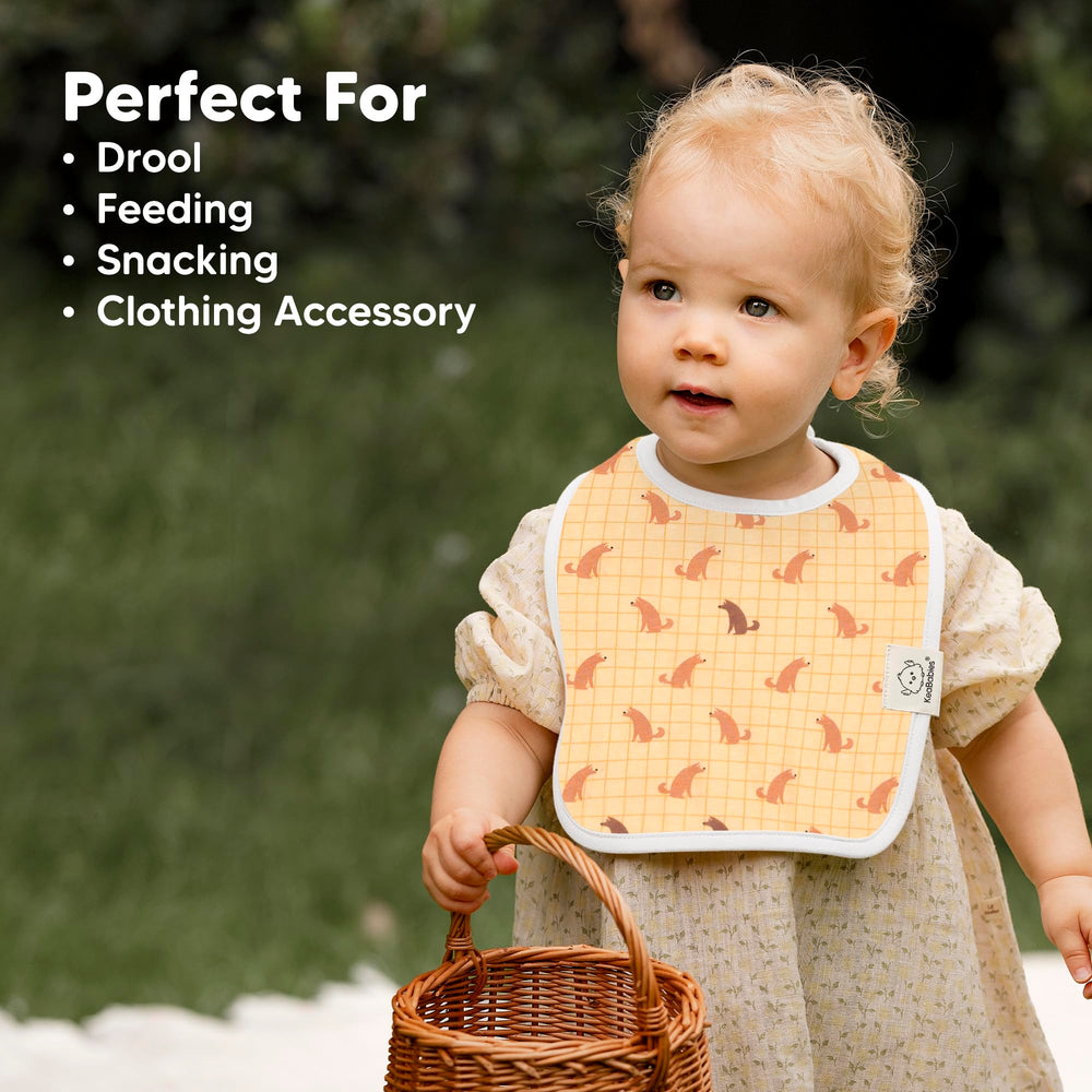 KeaBabies Coast bibs designed for teething toddlers and drool