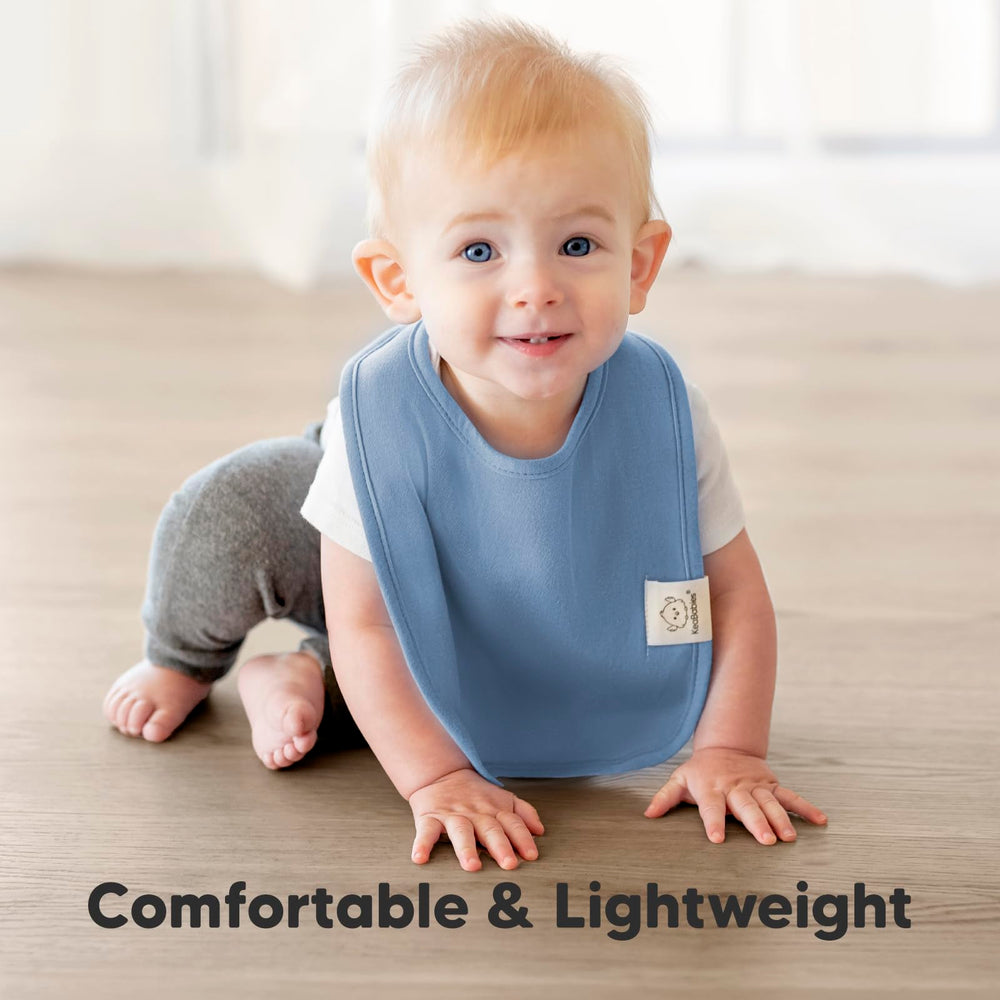 KeaBabies Coast bibs with adjustable snaps for growing babies.