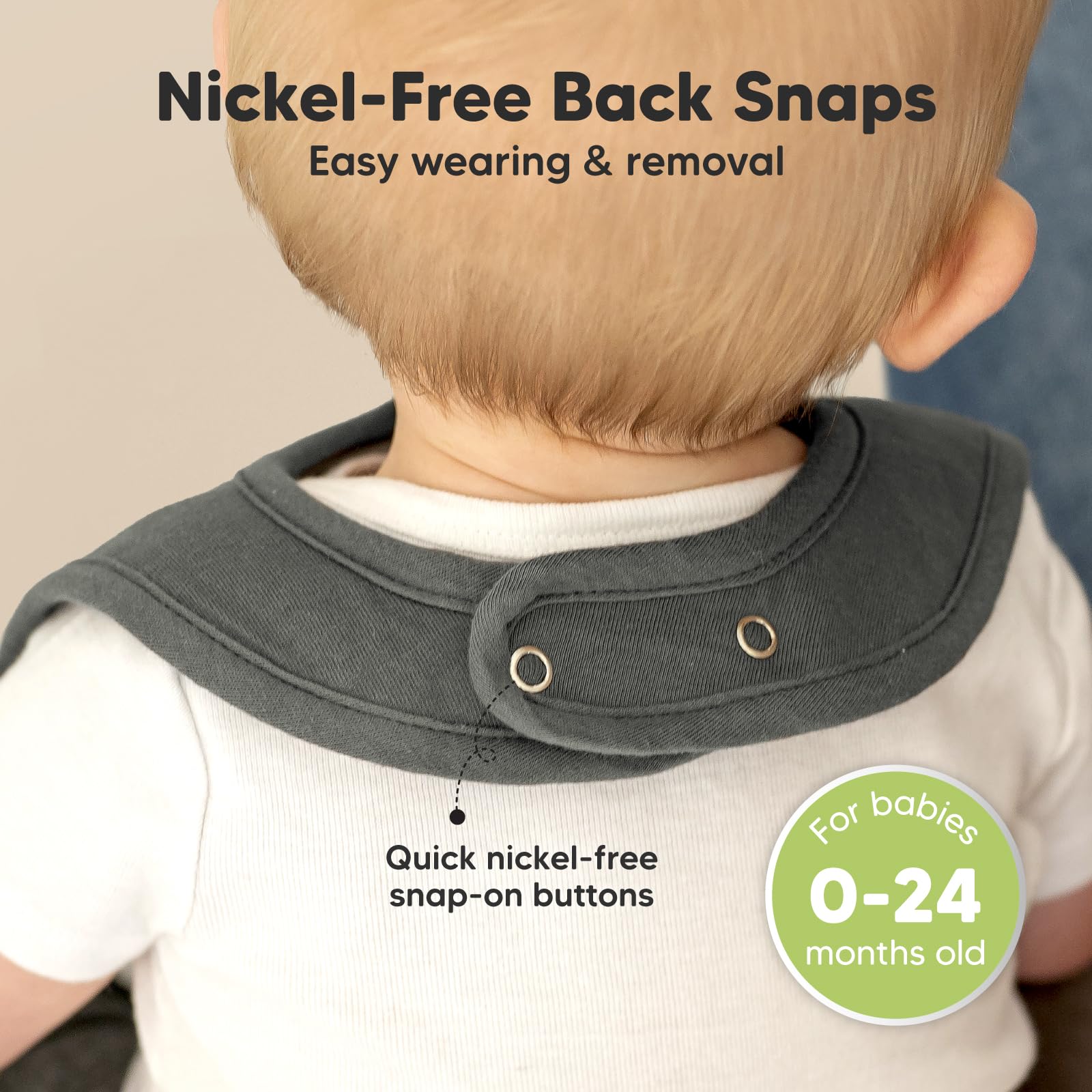 KeaBabies Coast bibs in unisex colors ideal for siblings.