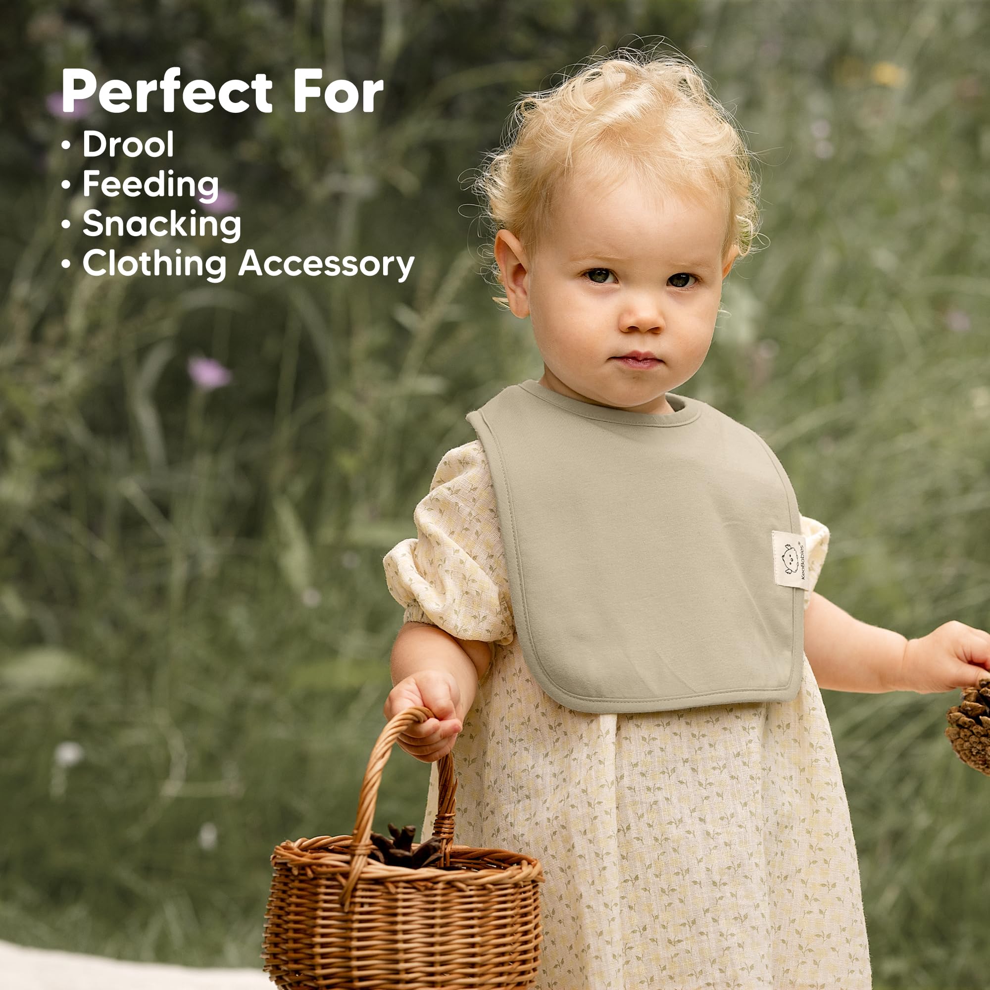 KeaBabies Coast Bibs ideal for teething drool and messes