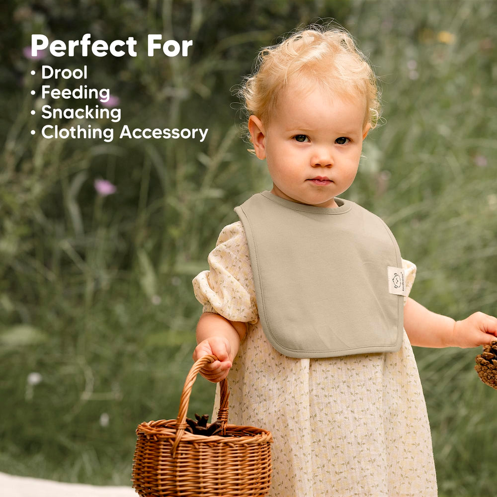 KeaBabies Coast Bibs ideal for teething drool and messes