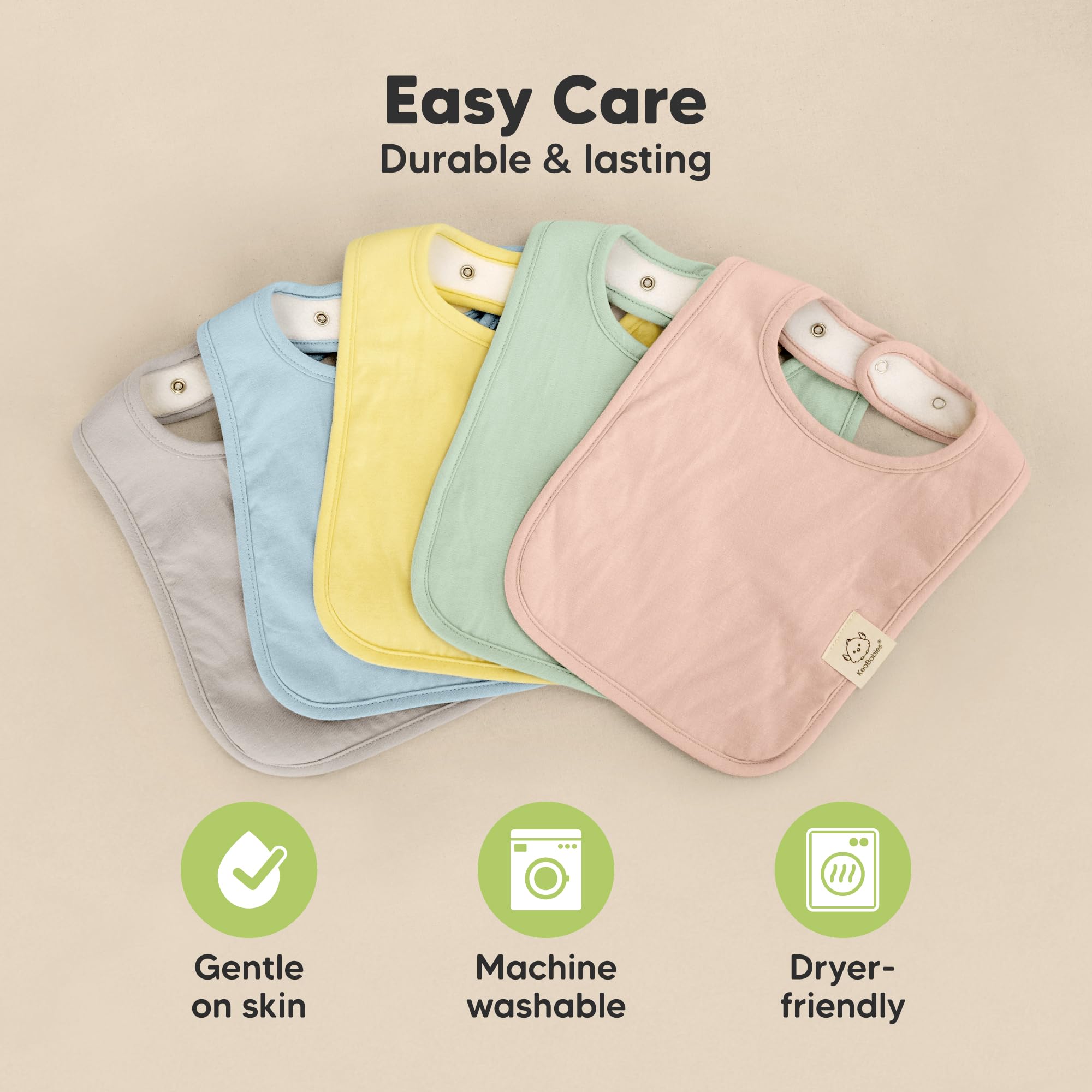 KeaBabies Coast bibs gift box packaging for registry or showers
