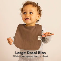 KeaBabies Coast organic cotton bibs with GOTS certification for soft skin.