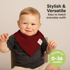 KeaBabies Coastline bibs adjustable nickel-free snaps ensure a comfortable fit as babies grow