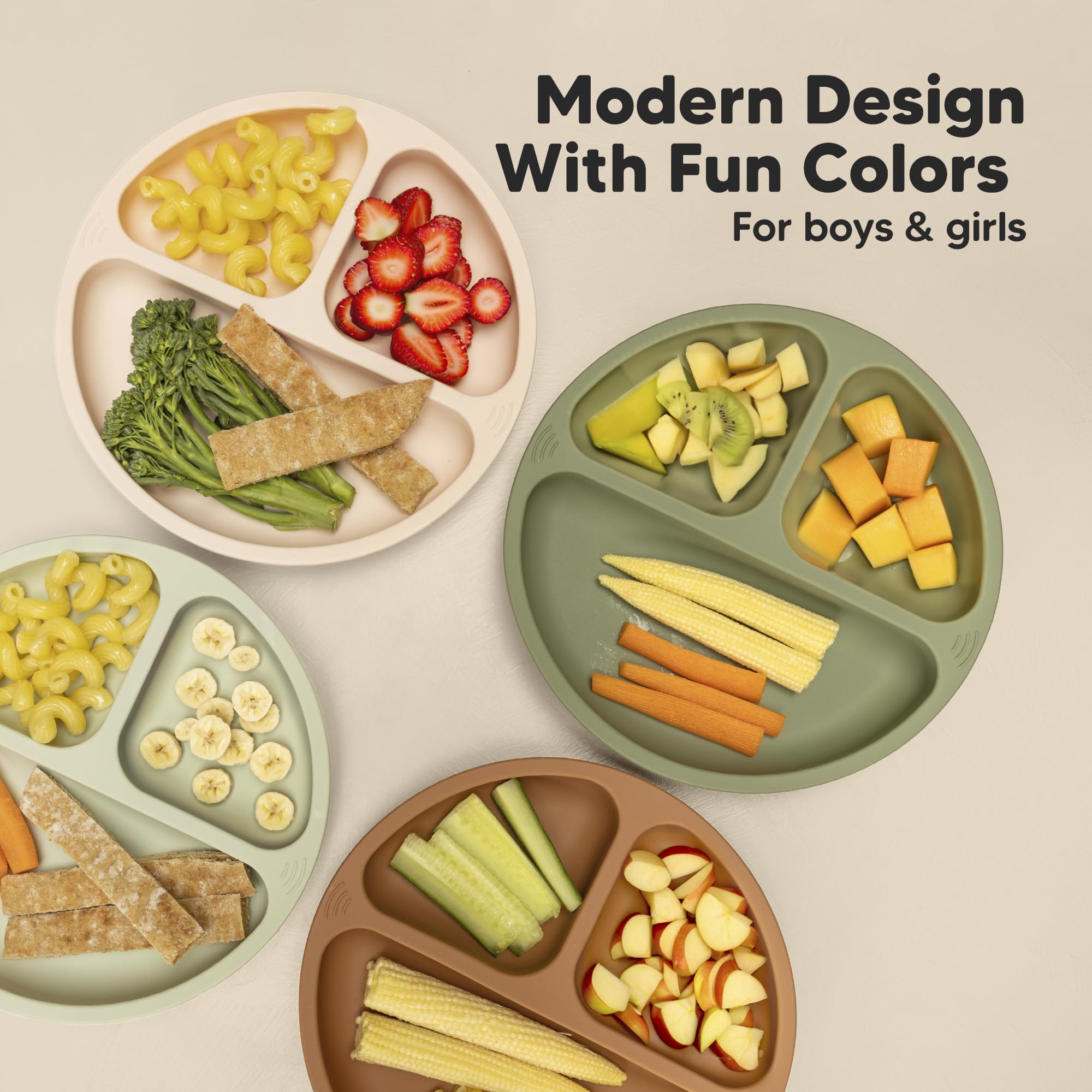KeaBabies colorful toddler mealtime design promotes engagement and varied eating.