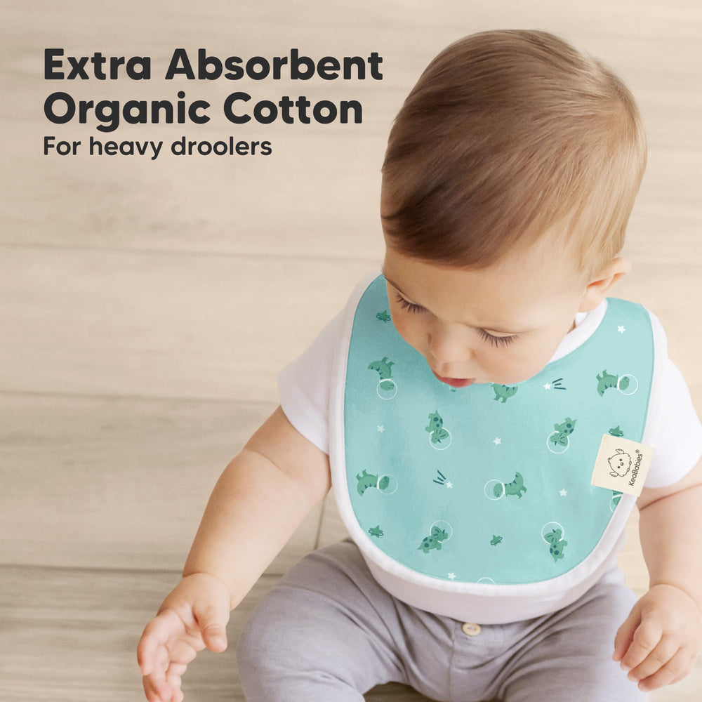 KeaBabies Cosmo nickel-free snaps enable quick, secure adjustments.