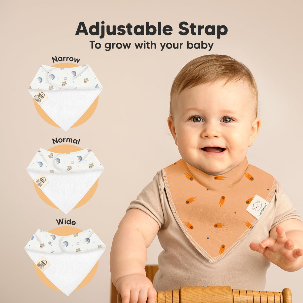 KeaBabies Cosmo soft organic cotton fabric close-up highlighting skin-friendly softness