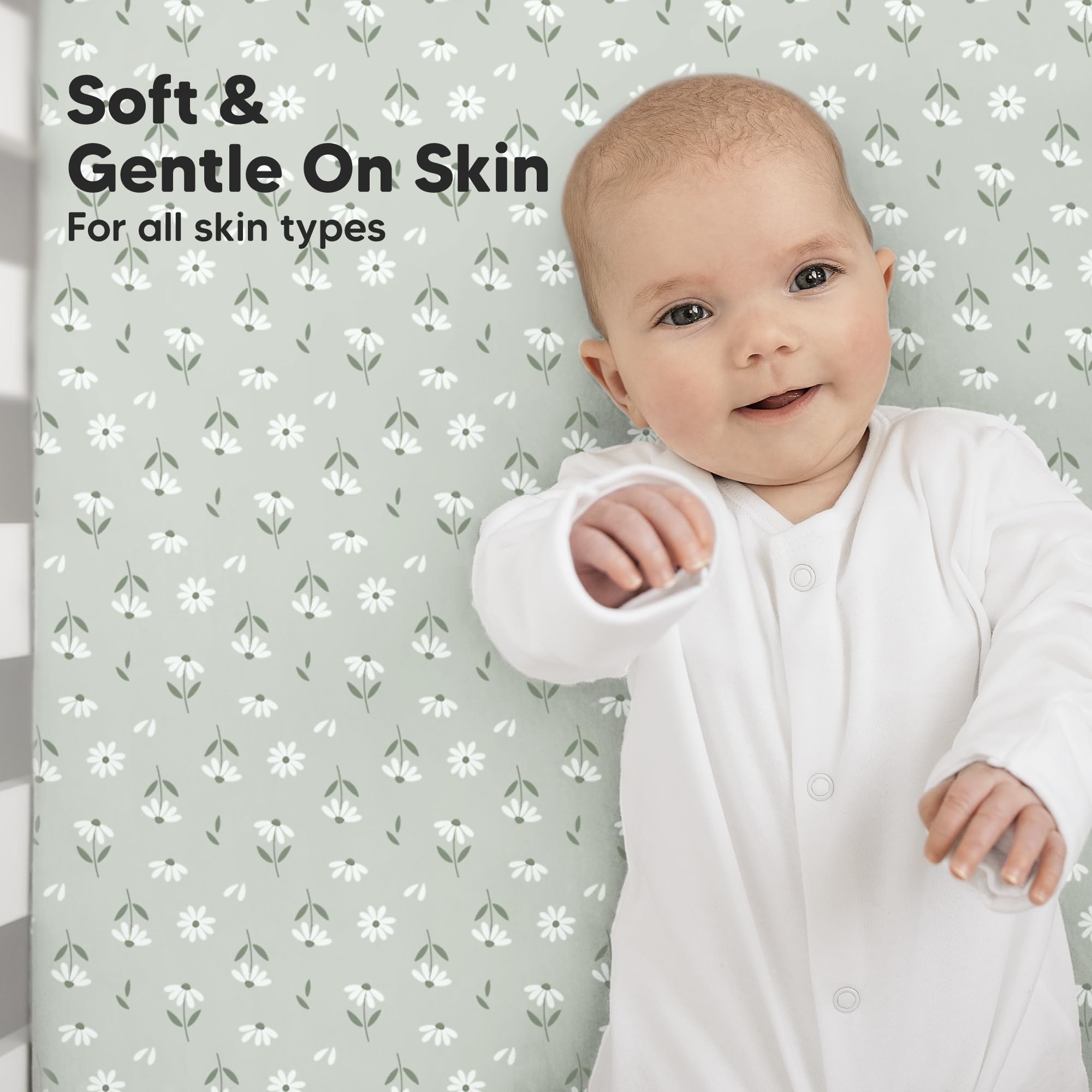 KeaBabies 2-pack keeps backups ready for quick mattress changes.