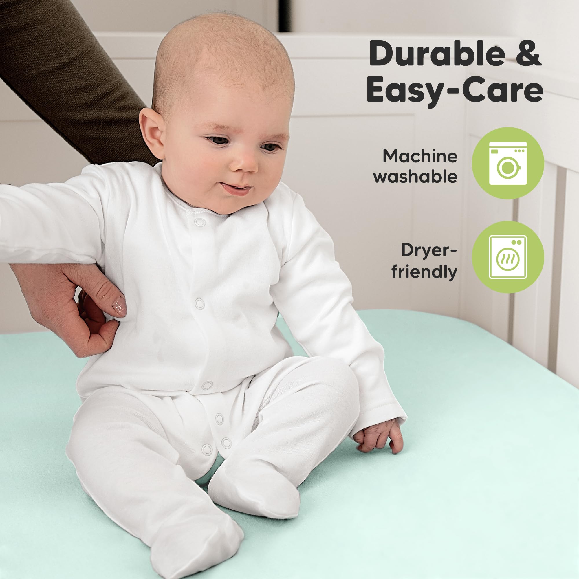 KeaBabies crib sheets machine wash friendly simplify nursery care