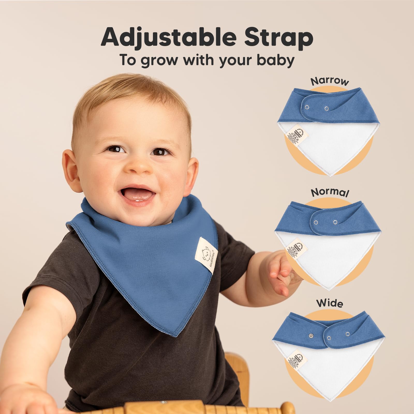 KeaBabies Cruise soft organic cotton fabric feels gentle on delicate baby skin.