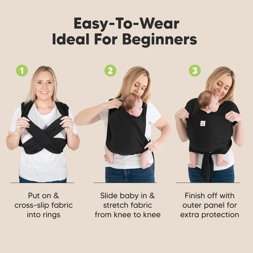KeaBabies D-Lite back-panel enhances breathable, cushioned support.
