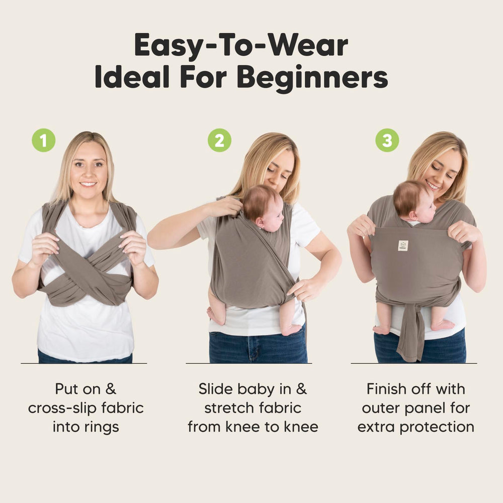 KeaBabies D-Lite baby snug-fit pose captures secure, soothing contact.